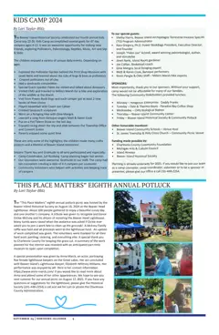 Beaver Island Community Center building — p. 4