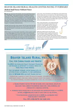 Beaver Island Community Center building — p. 8