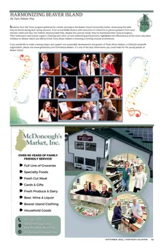 Beaver Island Community Center building — p. 19