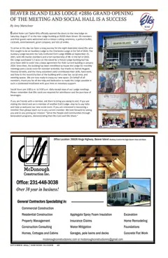 Beaver Island Community Center building — p. 20