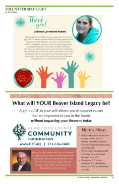 Beaver Island Community Center — p. 17