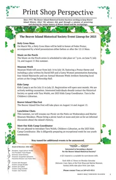Beaver Island Chamber of Commerce — p. 3