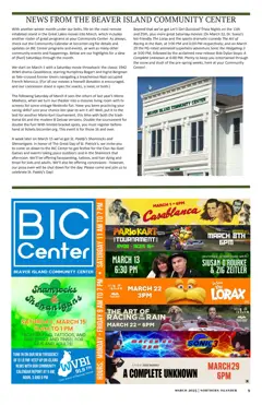 Beaver Island Chamber of Commerce — p. 9
