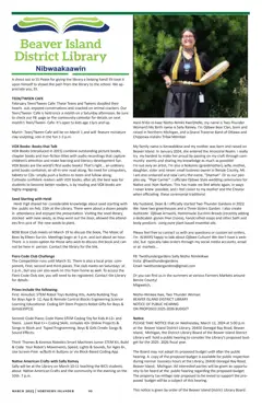 Beaver Island Chamber of Commerce — p. 10