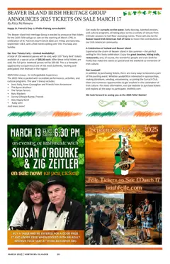 Beaver Island Chamber of Commerce — p. 20