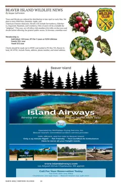 Beaver Island Chamber of Commerce — p. 22