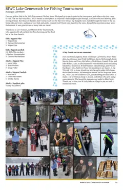 Beaver Island Chamber of Commerce — p. 25