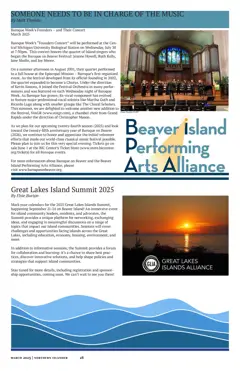 Beaver Island Chamber of Commerce — p. 28