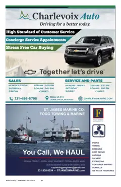 Beaver Island Chamber of Commerce — p. 30
