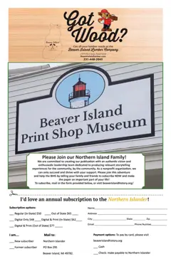 Beaver Island Chamber of Commerce — p. 36