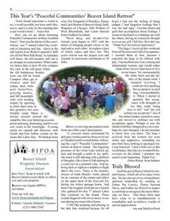 Preservation Association of Beaver Island road rally, 2003 — p. 8