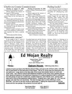 Preservation Association of Beaver Island road rally, 2003 — p. 13