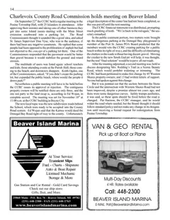 Preservation Association of Beaver Island road rally, 2003 — p. 14