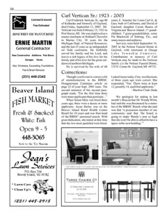 Preservation Association of Beaver Island road rally, 2003 — p. 30
