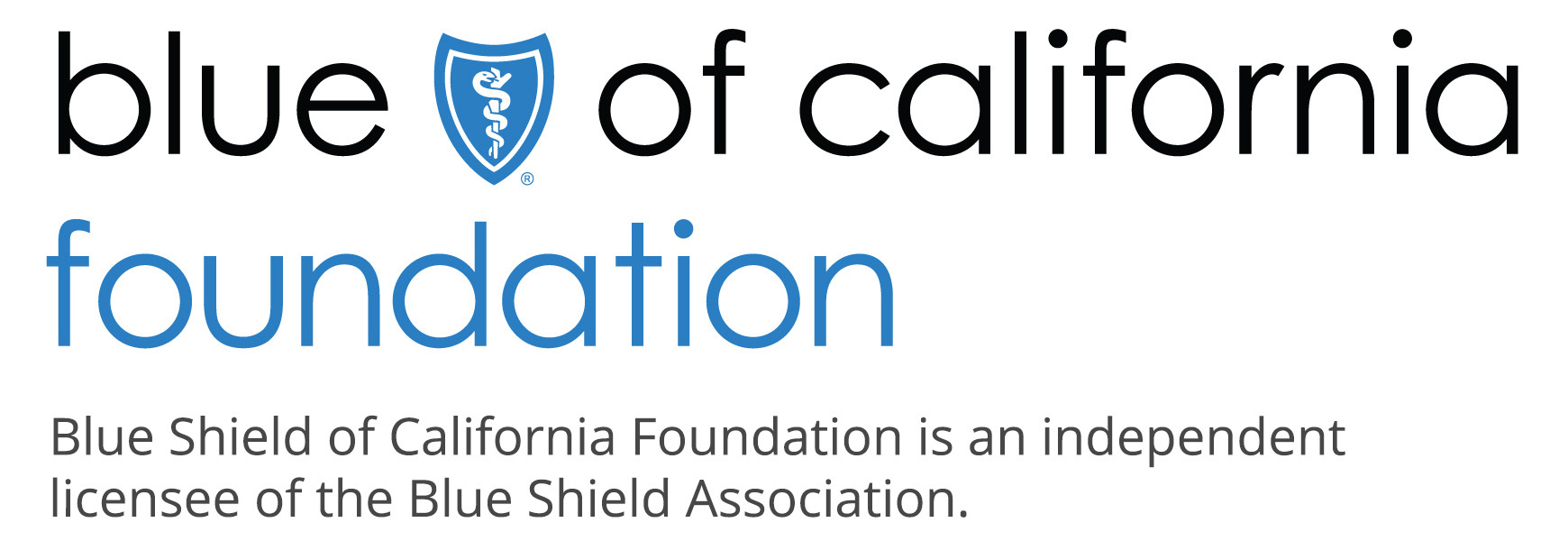 Blue Shield of California Foundation Logo - Blue Shield of California Foundation is an independent licensee of the Blue Shield Association