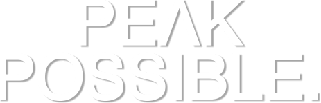 Peak Possible logo featuring title text