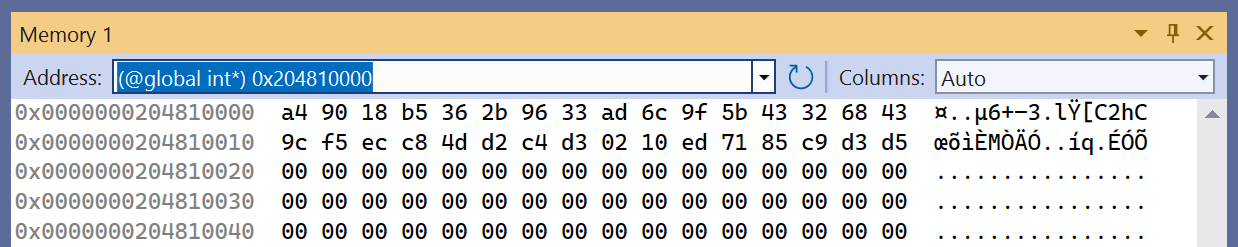 overview cuda  nvse view memory global