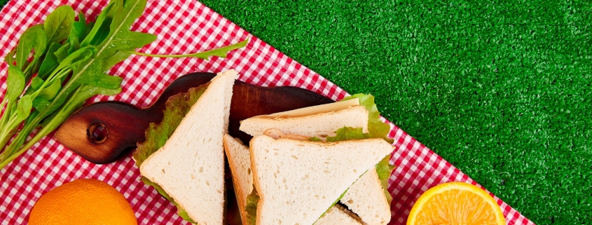 Picnic on the grass.