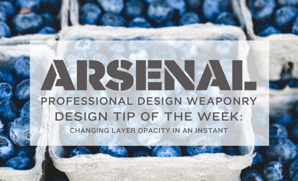 Layer Opacity Shortcut Photoshop