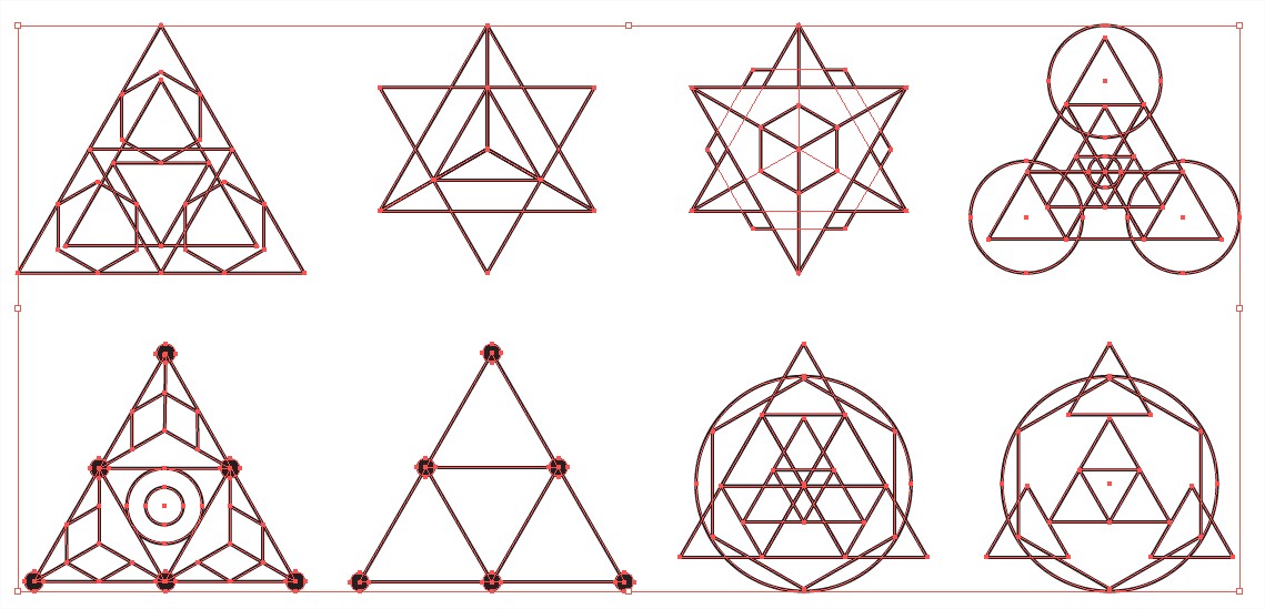 Sacred Geometry Vector Pack for Adobe Illustrator