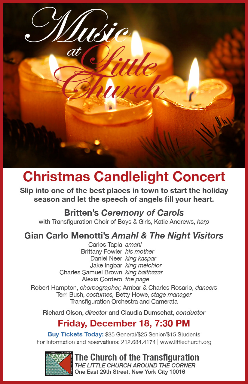 Get tickets to Christmas Candlelight Concert