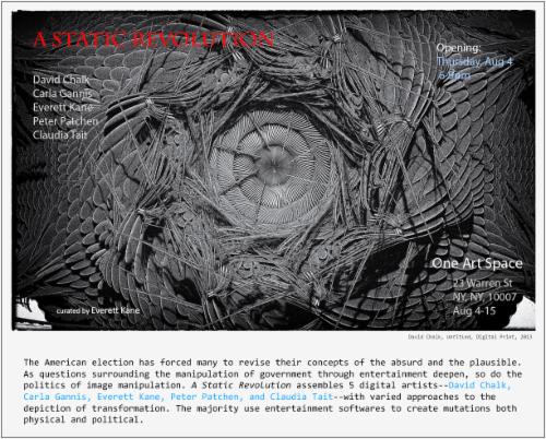 A Static Revolution  | Events Calendar
