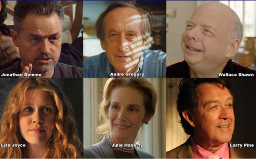 A MASTER BUILDER filmmaker Jonathan Demme, stage director/actor André Gregory, screenwriter/actor Wallace Shawn, and actors Julie Hagerty, Lisa Joyce & Larry Pine in person 