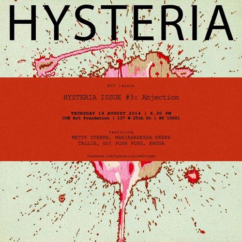 HYSTERIA #3 ABJECTION Launch 