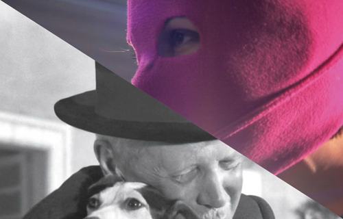 Rain Date = Double Feature! UMBERTO D. + PUSSY RIOT: A PUNK PRAYER with filmmaker MAXIM POZDOROVKIN IN PERSON