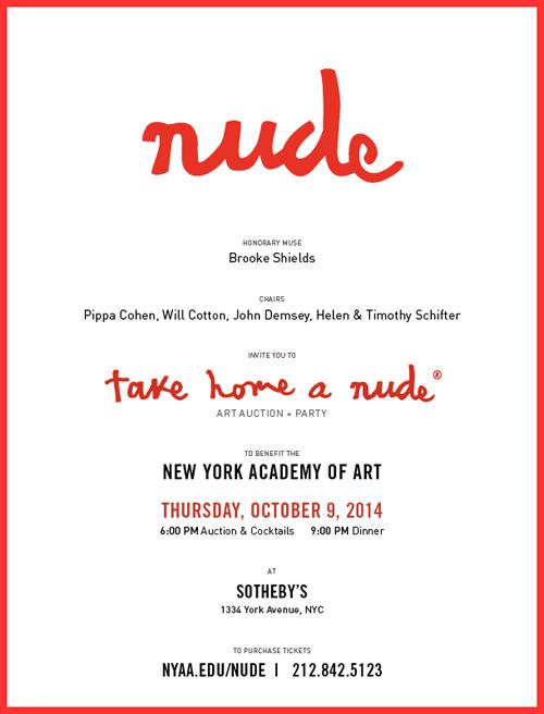 'Take Home A Nude' Auction To Benefit the New York Academy of Art