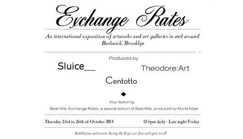 Exchange Rates The Bushwick Expo