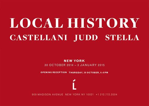 Local History Castellani, Judd, Stella