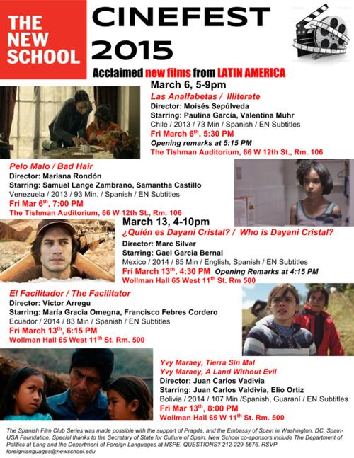 CINEFEST 2015: Hispanic Film Festival  | Events Calendar