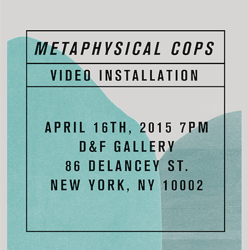 Collapsing Scenery: Metaphysical Cops  | Events Calendar