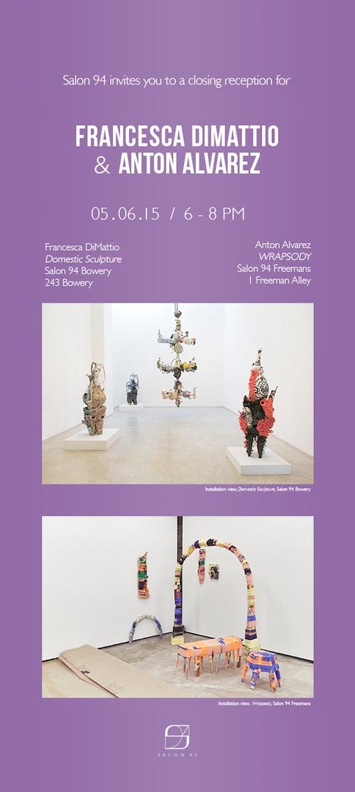 Closing Reception for Frencesca DiMattio and Anton Alvarez  | Events Calendar