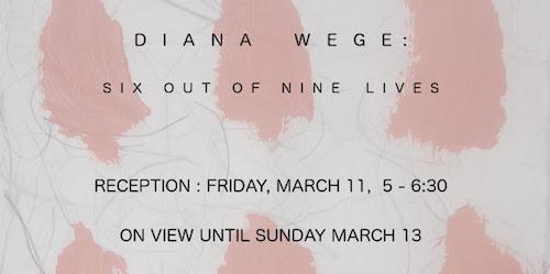 Diana Wege SIX OUT OF NINE LIVES | Events Calendar