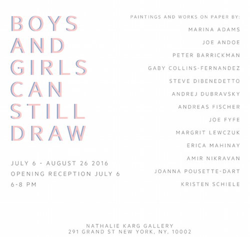 BOYS AND GIRLS CAN STILL DRAW  | Events Calendar