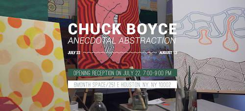 Chuck Boyce 'Anecdotal Abstraction' | Events Calendar
