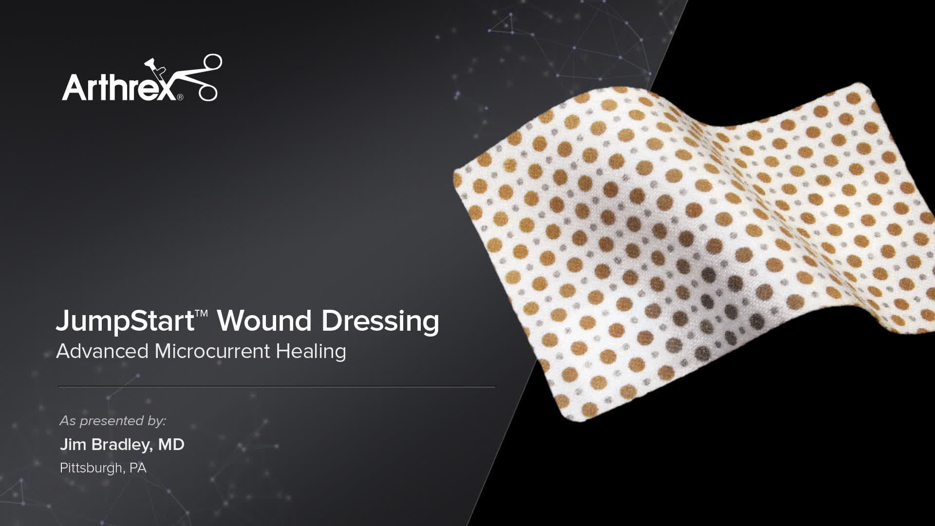 Arthrex JumpStart™ Wound Dressing Advanced Microcurrent Healing