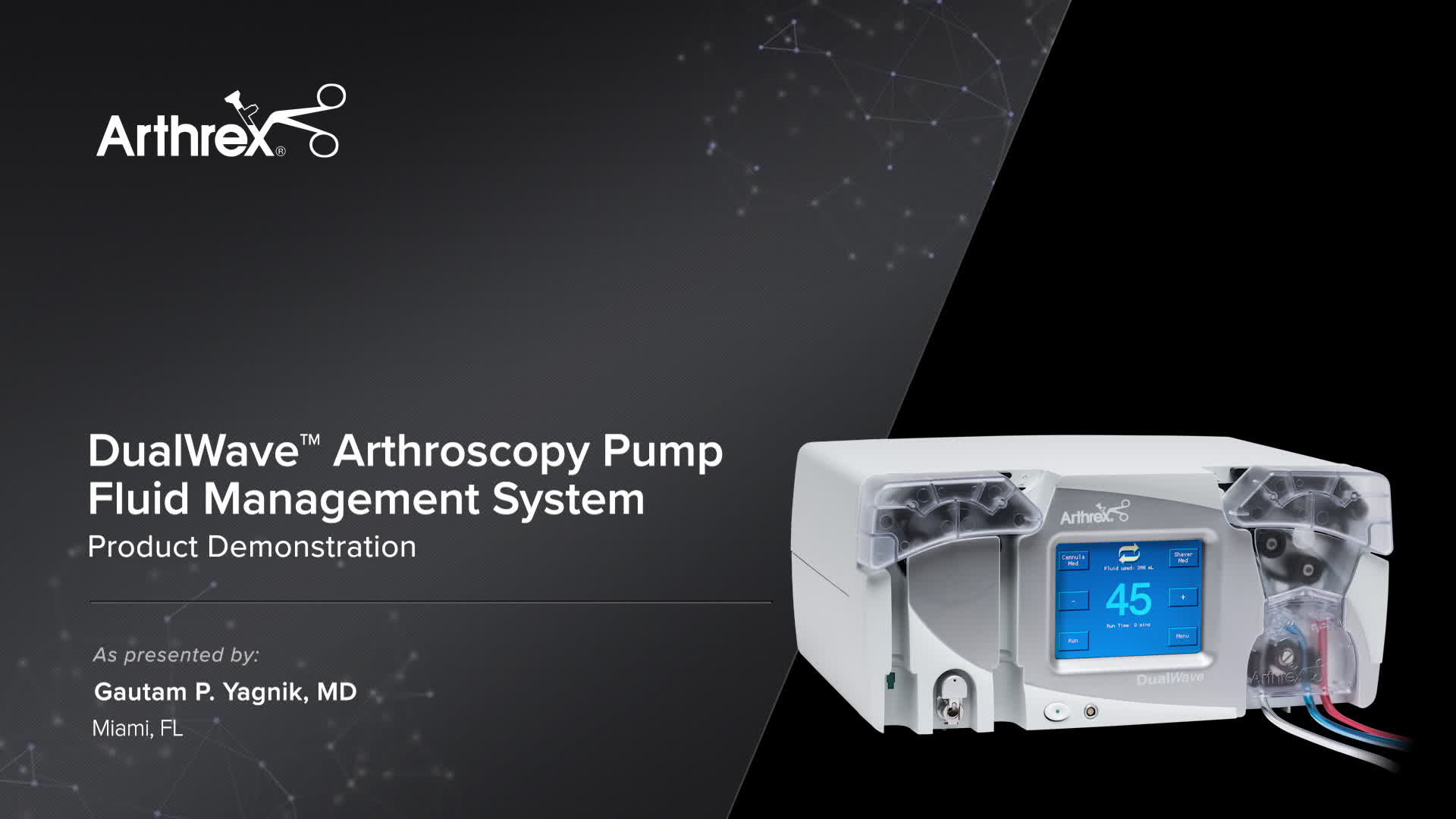 Arthrex DualWave™ Arthroscopy Pump Fluid Management System