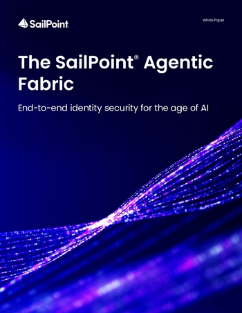 The SailPoint Agentic Fabric white paper cover