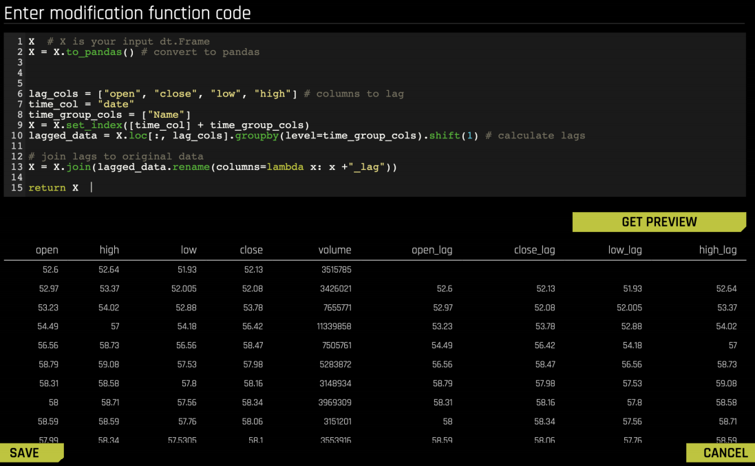 Live Code method