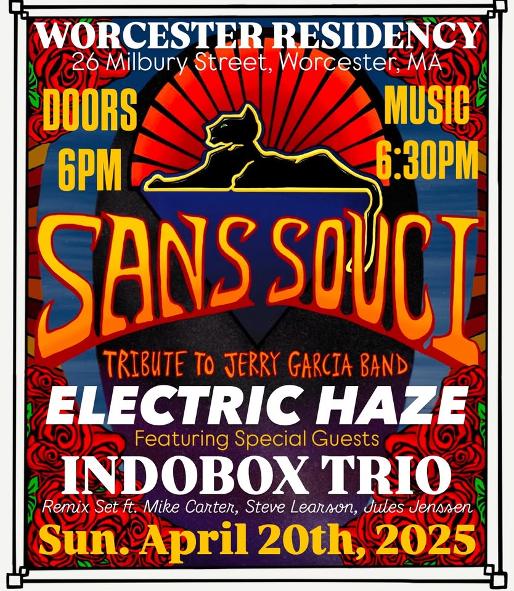 San Souci Residency - Tribute to JGB w/ Indobox Trio