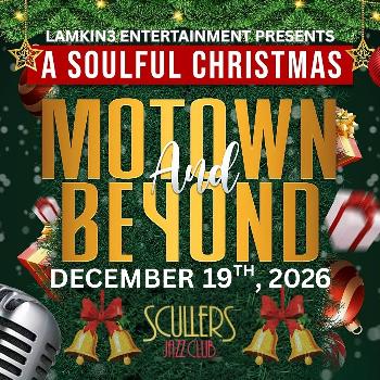 A MOTOWN CHRISTMAS artwork from Scullers Jazz Club