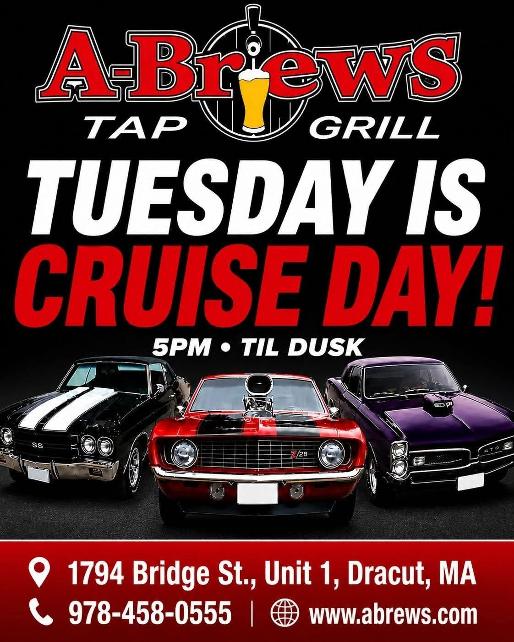 TUESDAY IS CRUISE DAY
