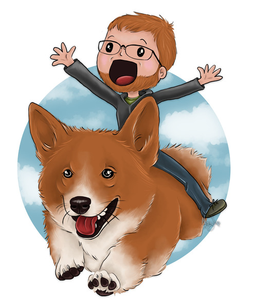 Full color cartoon styled character - Artists&Clients