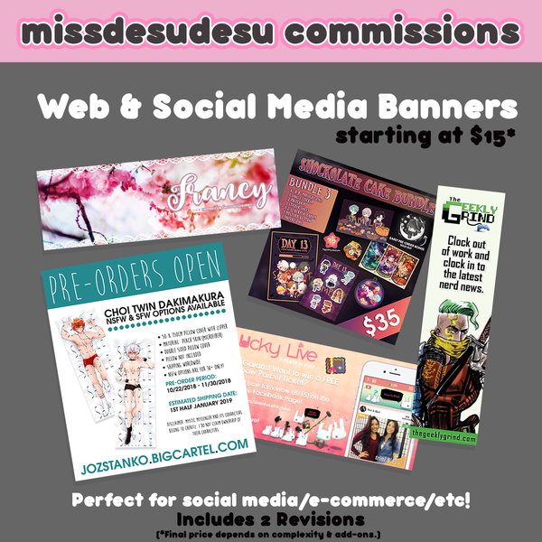 Custom Commission Sheet Artists&Clients