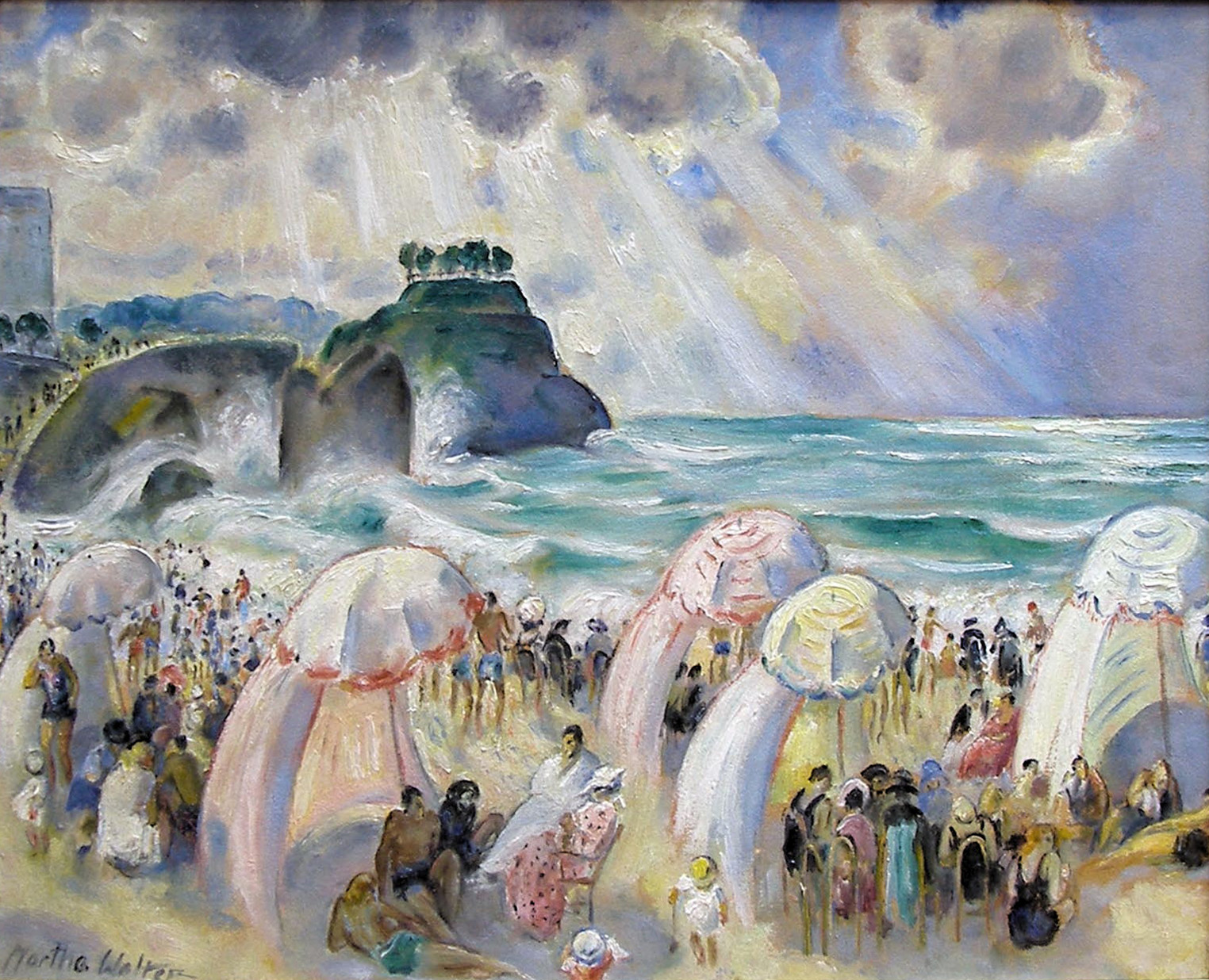 Late Afternoon At Biarritz