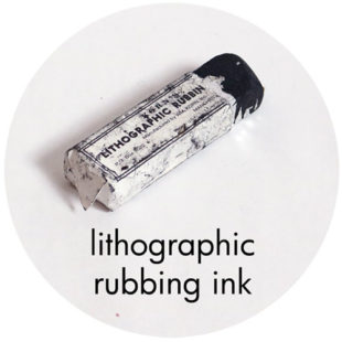 Art Prof, Art Supply Encyclopedia: Lithographic Rubbing Ink