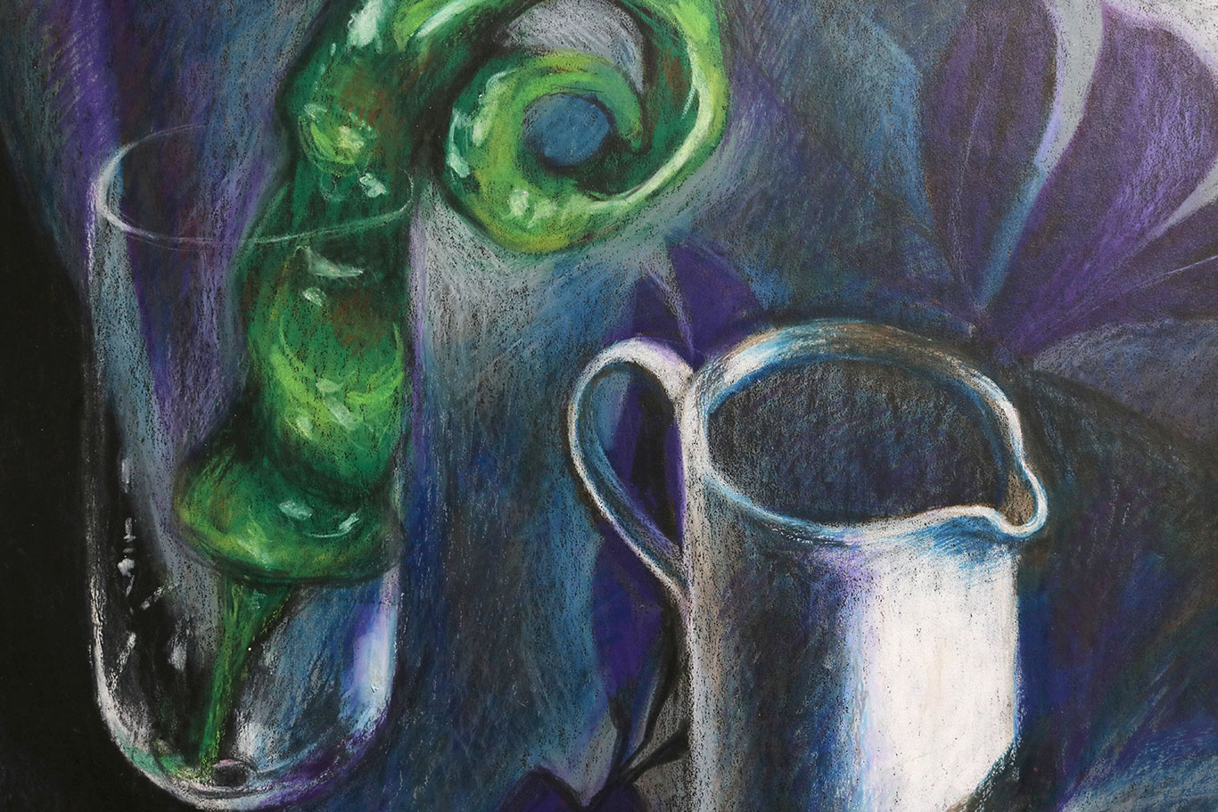 Drawing with Crayons Art Prof Visual Art Essentials